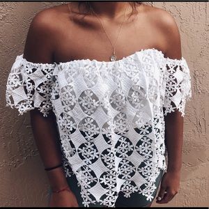Off the shoulder top